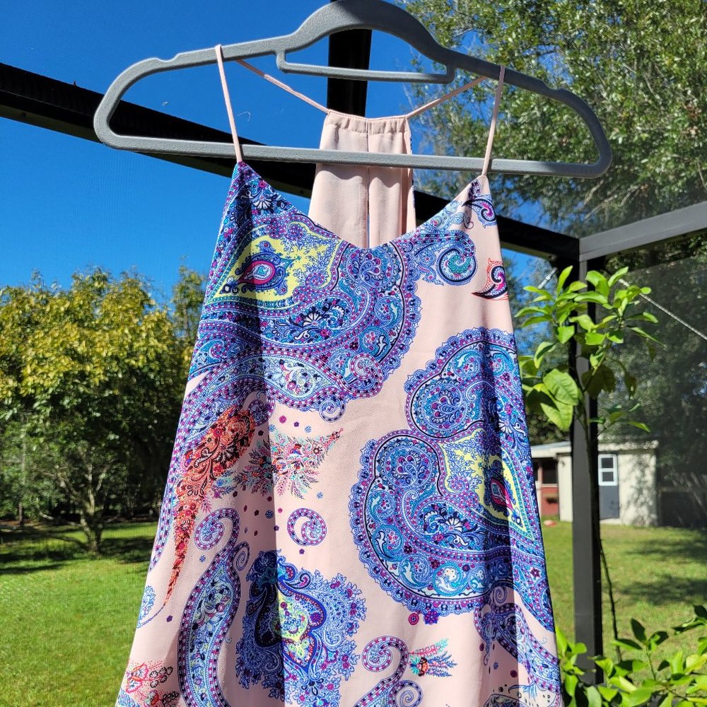 Paisley Racer Back Tank